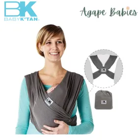 (1 Year Warranty) Baby K'tan Breeze Baby Carrier Charcoal - XXS