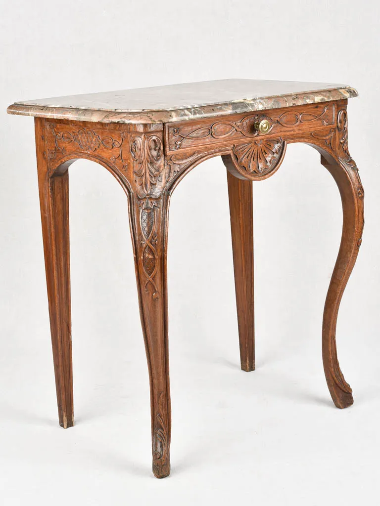 18th century Regency period marble console table 27¼"