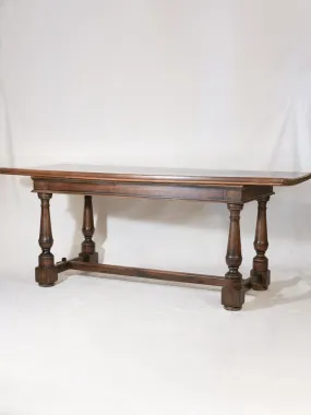 18th century walnut dining table / console table - Italian 72¾" x 30¼"