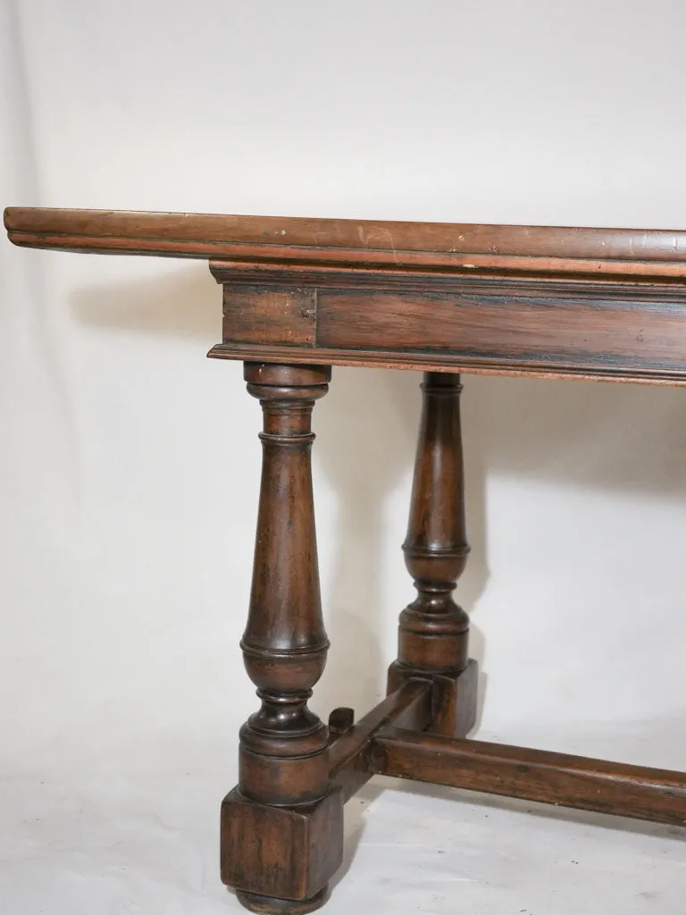 18th century walnut dining table / console table - Italian 72¾" x 30¼"