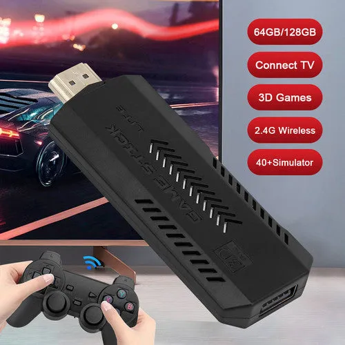 40000  HD HDMI Pre-Loaded Retro Video Game Stick Console  2 Wireless Controller