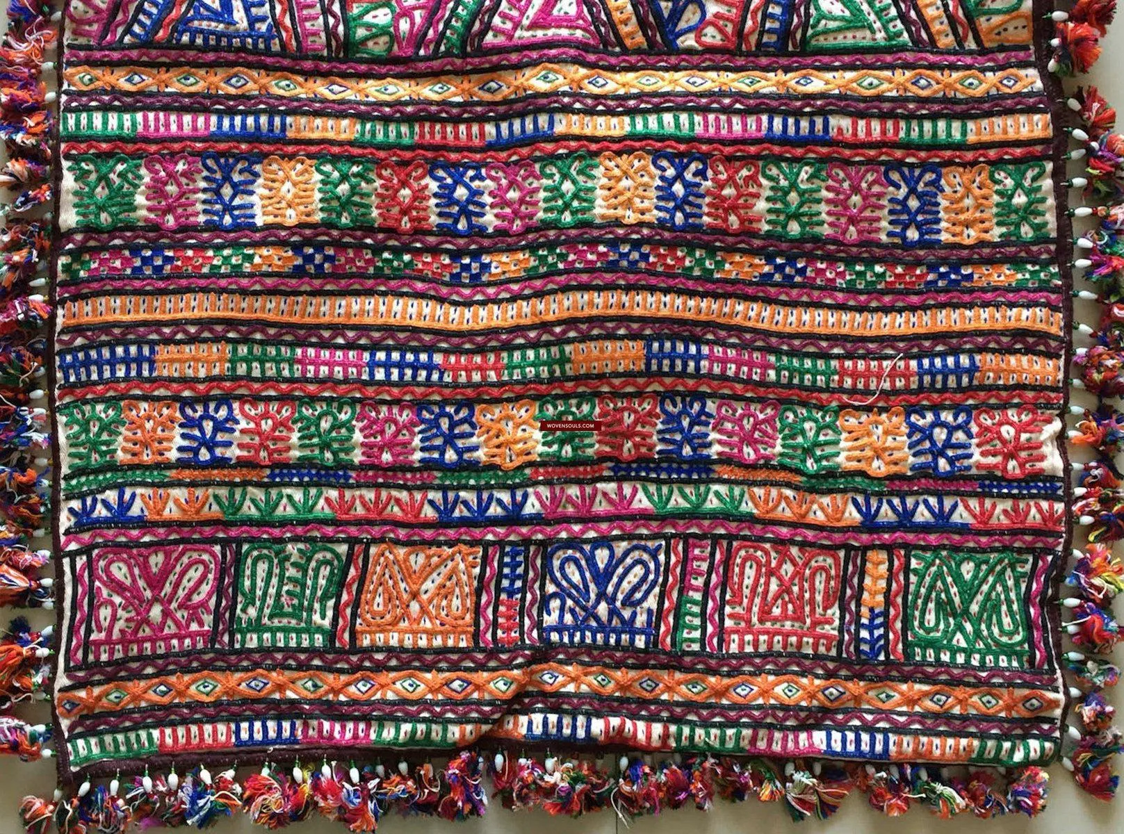 733 Superb Tribal Dowry Bag - Textile Art from Gujarat