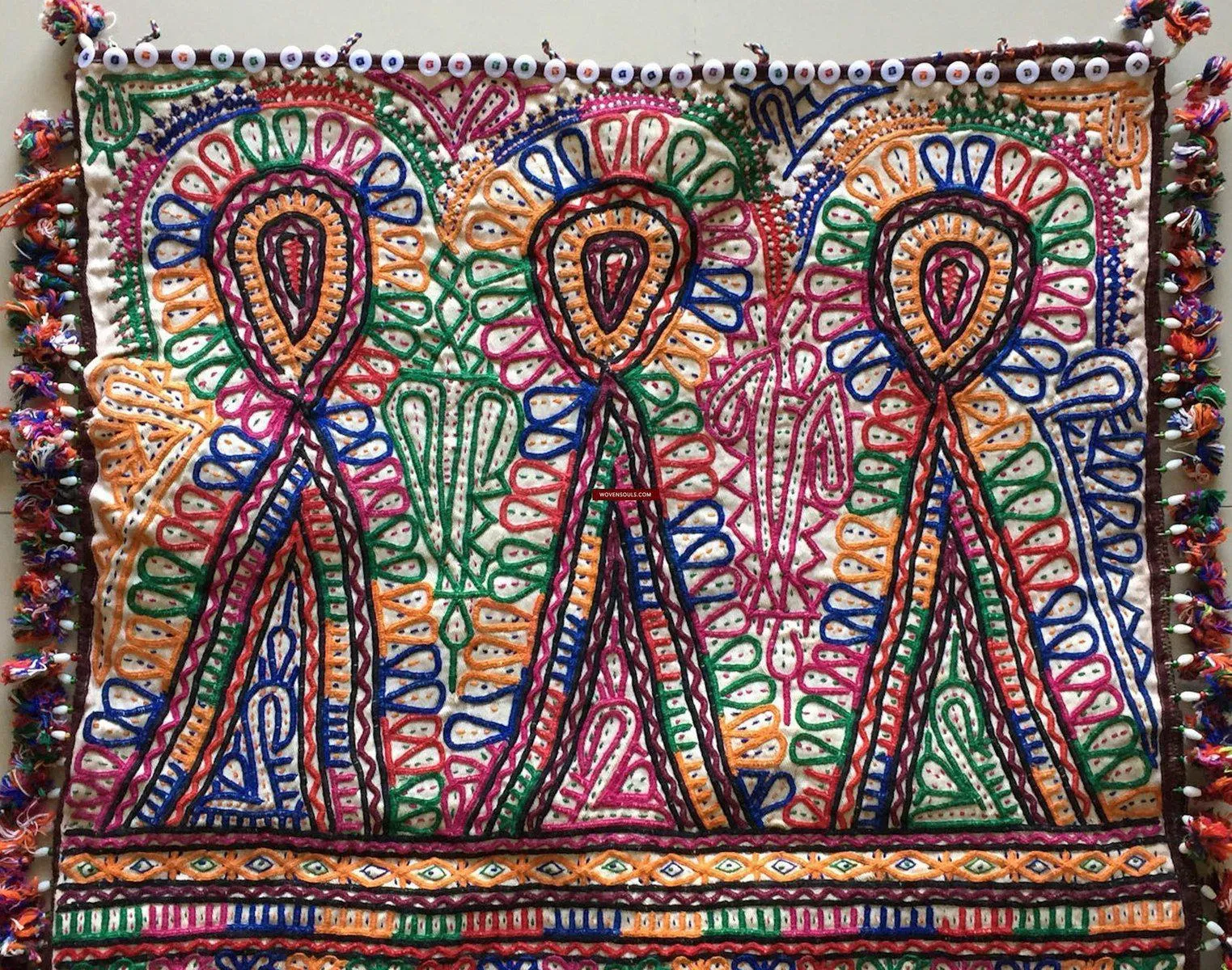 733 Superb Tribal Dowry Bag - Textile Art from Gujarat