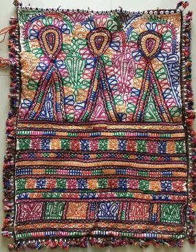 733 Superb Tribal Dowry Bag - Textile Art from Gujarat