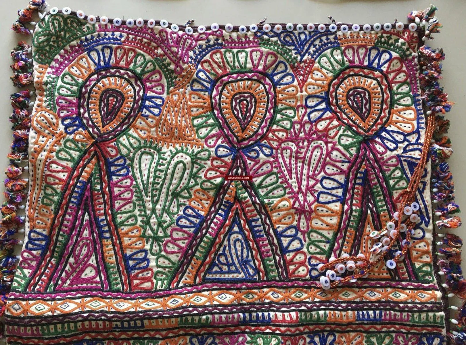 733 Superb Tribal Dowry Bag - Textile Art from Gujarat