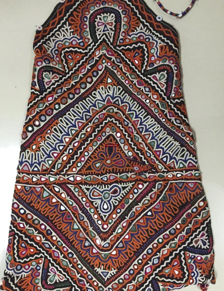 988 SOLD Vintage Tribal Dowry Bag Embroidery Textile Masterpiece