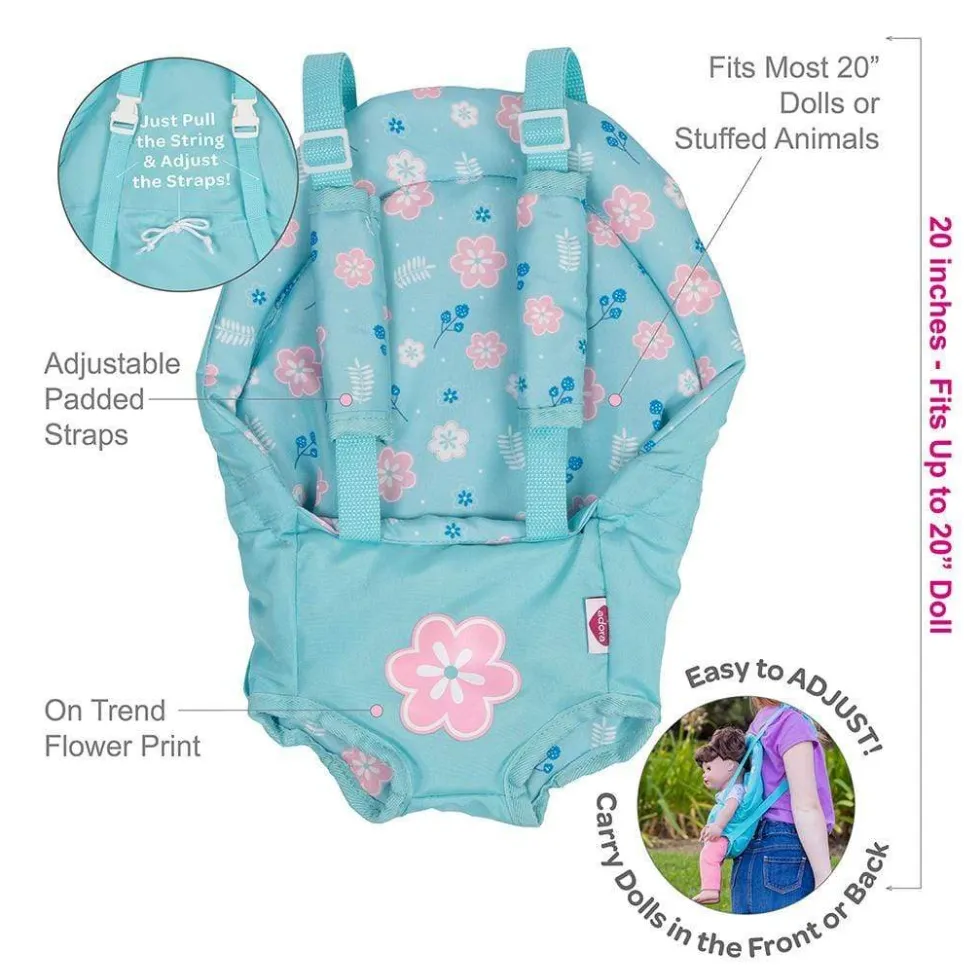 Adora Flower Power Baby Carrier fits up to 20"