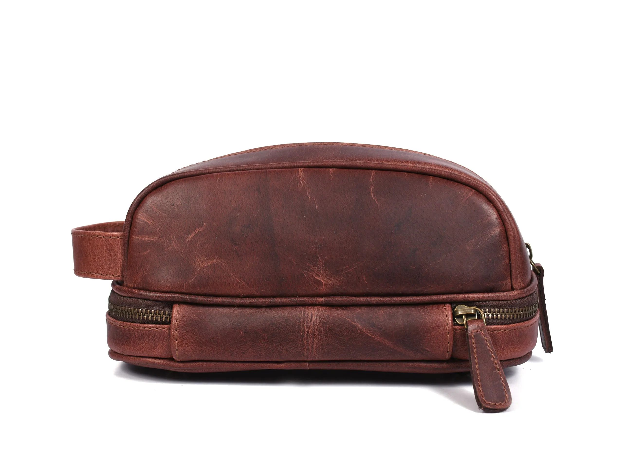 Akron Leather Toiletry Bag