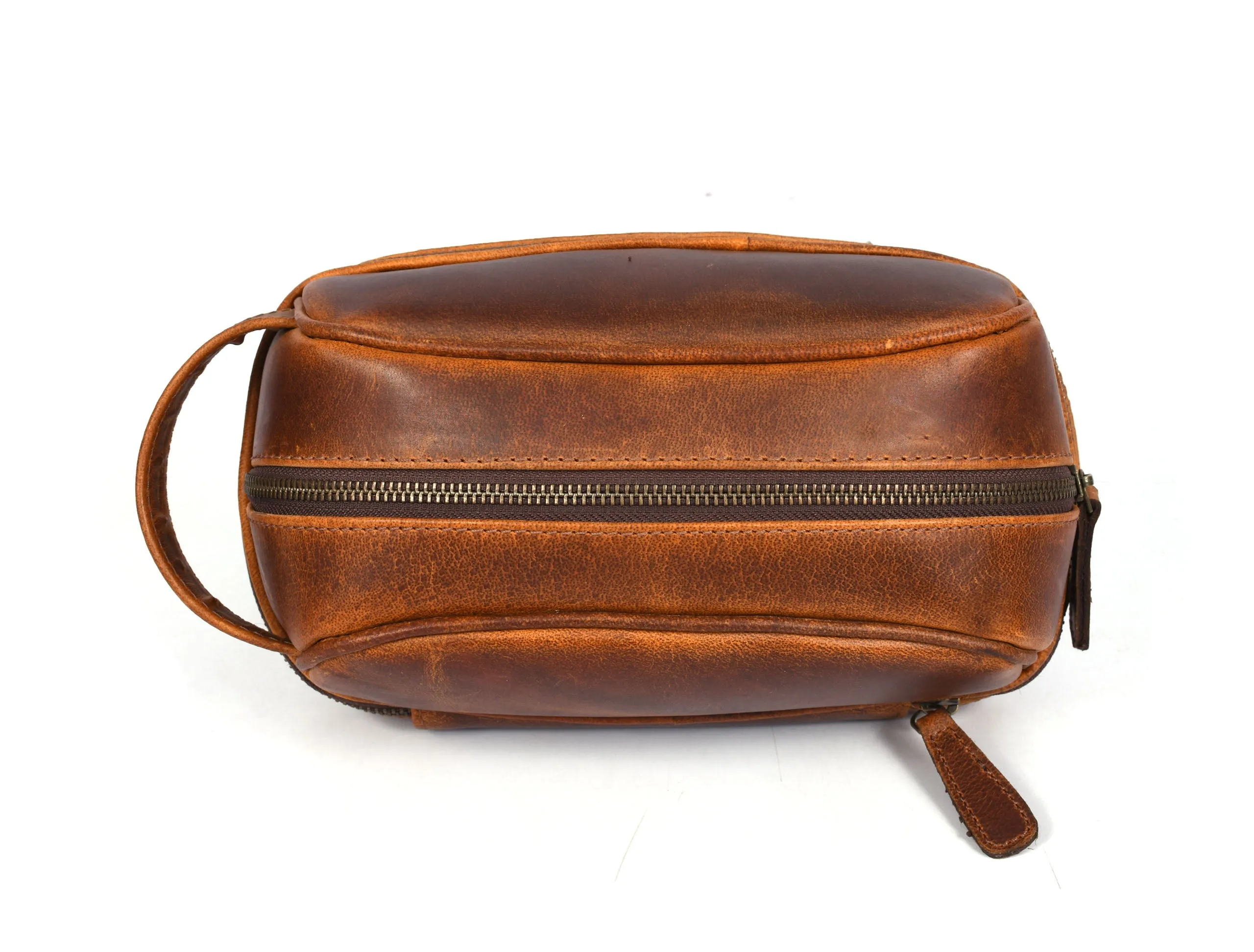 Akron Leather Toiletry Bag