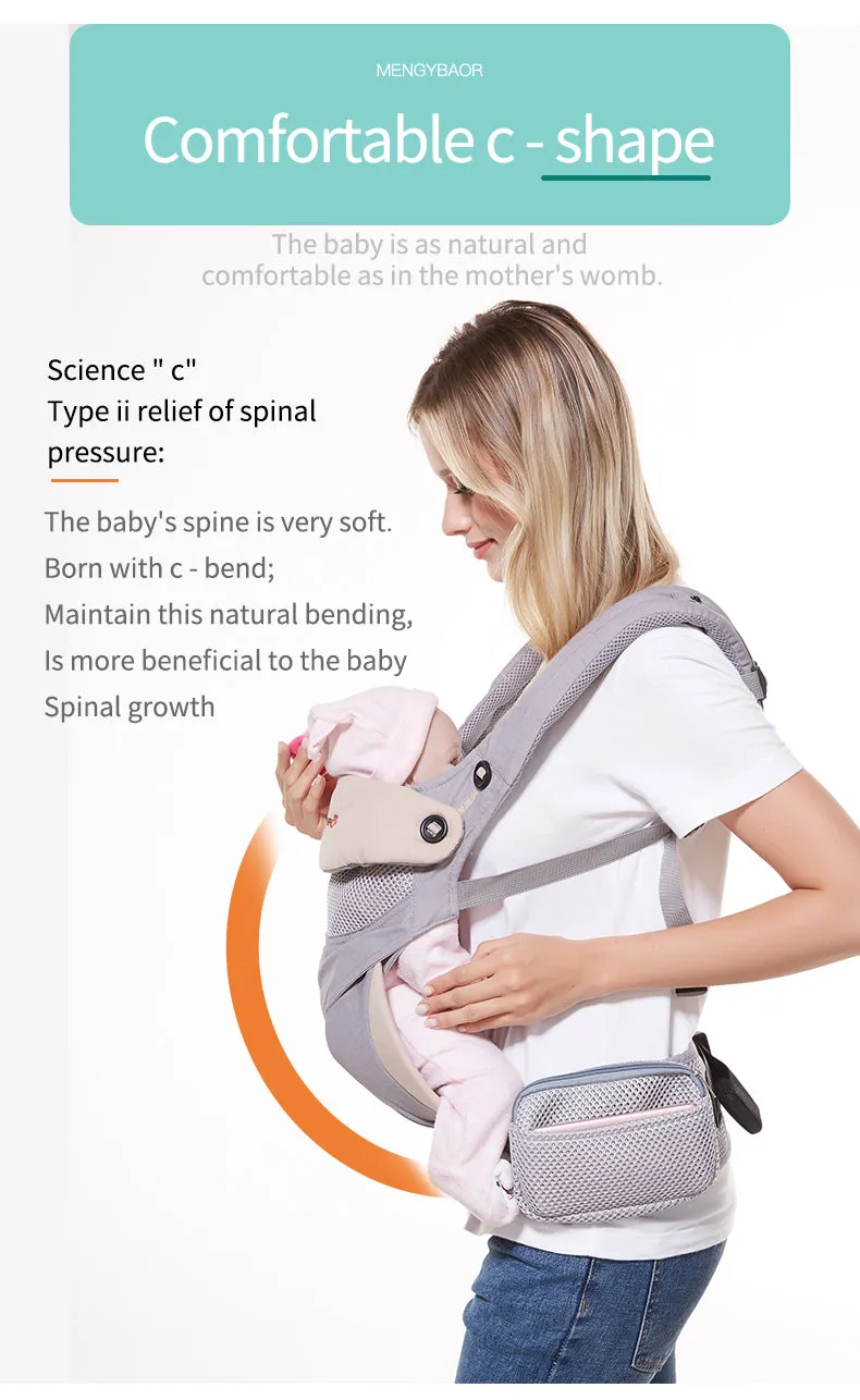 All-in-one baby breathable carrier