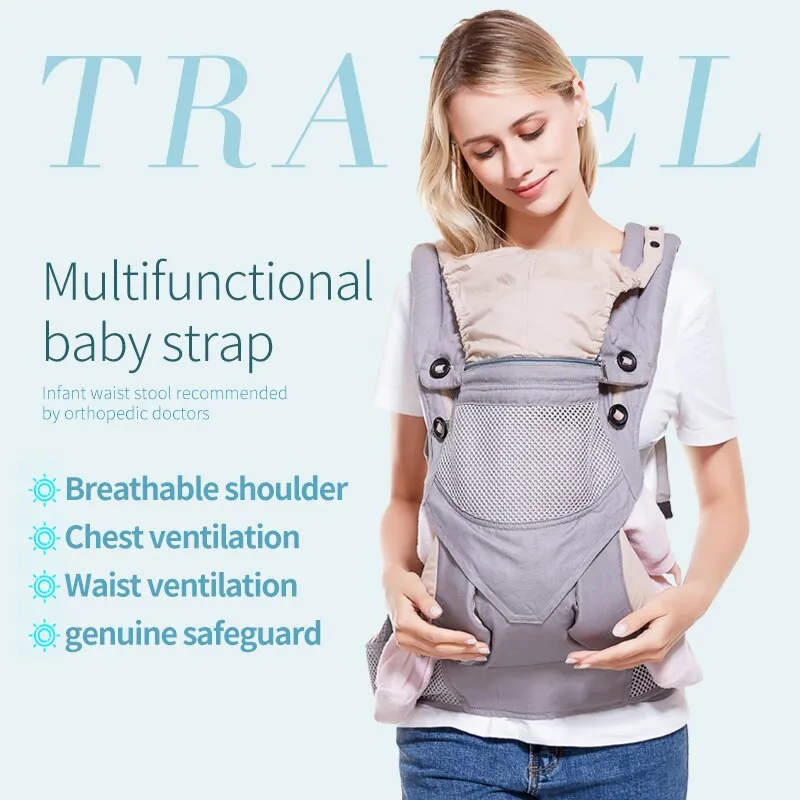 All-in-one baby breathable carrier