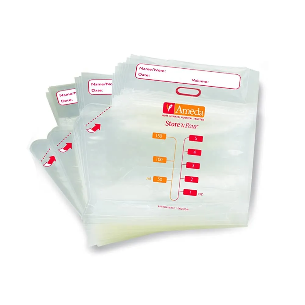 Ameda Store'N Pour Breast Milk Storage Bags