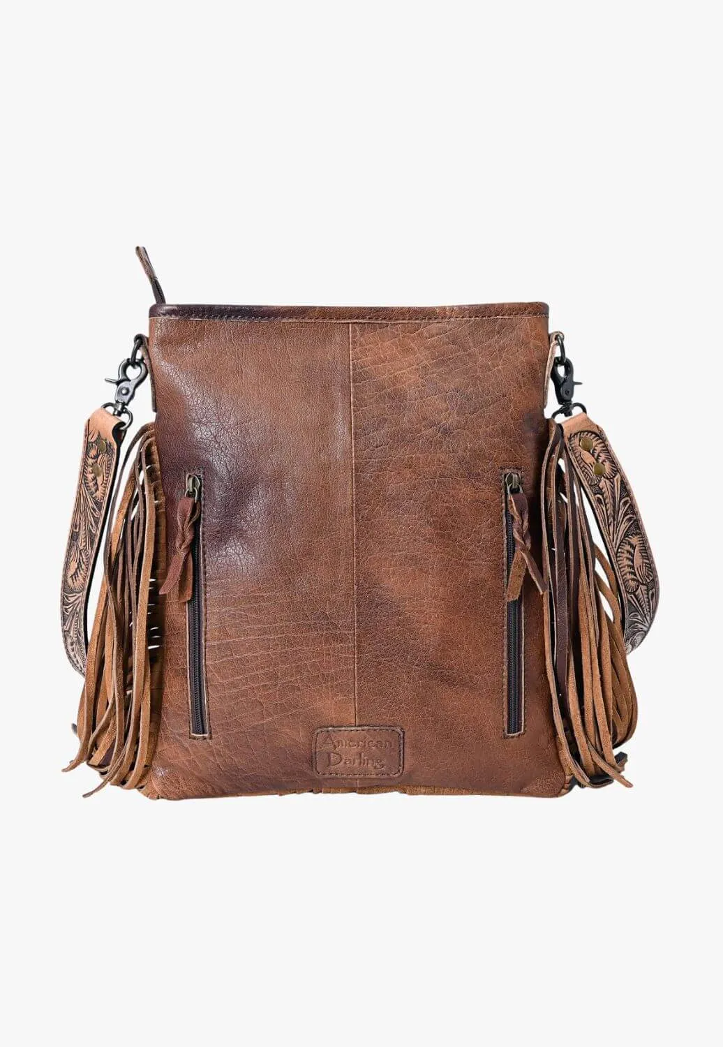 American Darling Tooled Leather Shoulder Bag