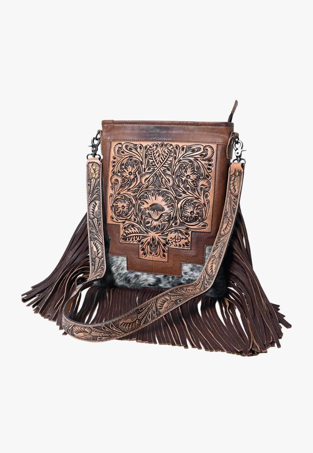 American Darling Tooled Leather Shoulder Bag