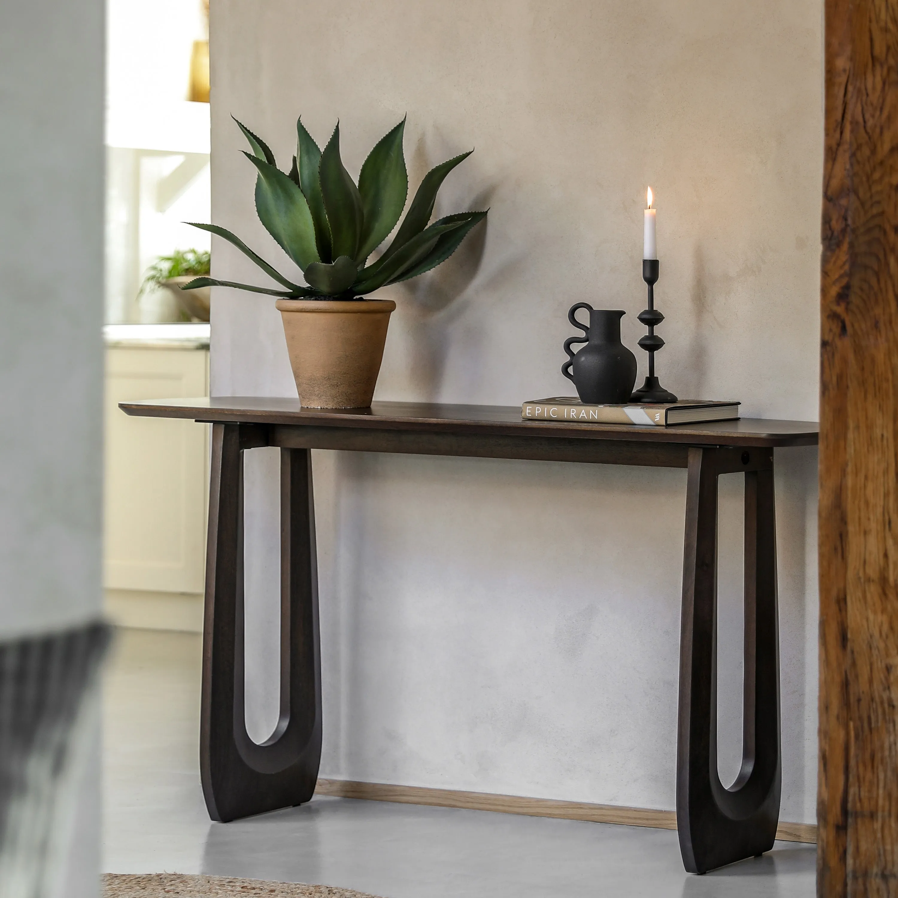 Amos Arc Console Table