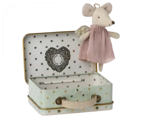 Angel Mouse In Suitcase