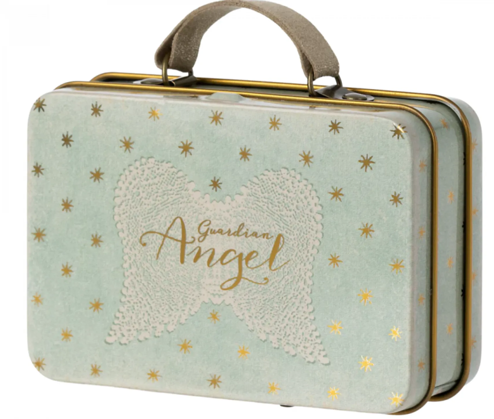 Angel Mouse in Suitcase