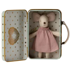 Angel Mouse in Suitcase