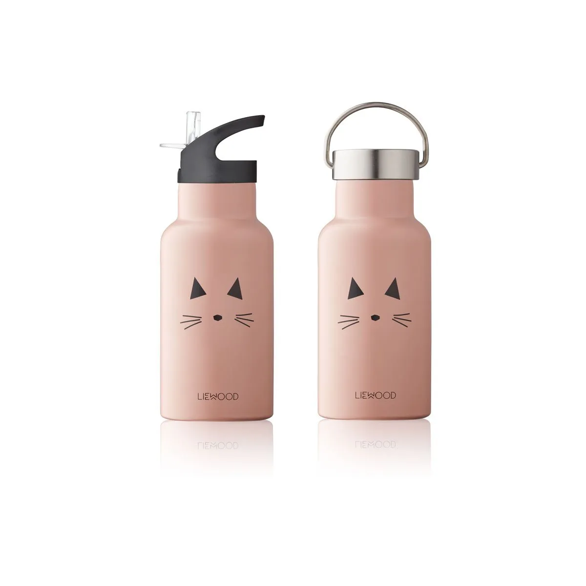 Anker Water Bottle - Cat rose