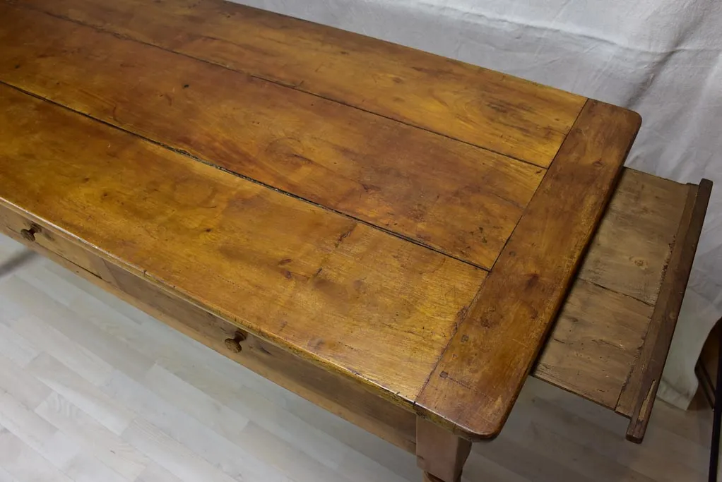 Antique French serving table with three drawers and pullouts 26½" x  70¾"