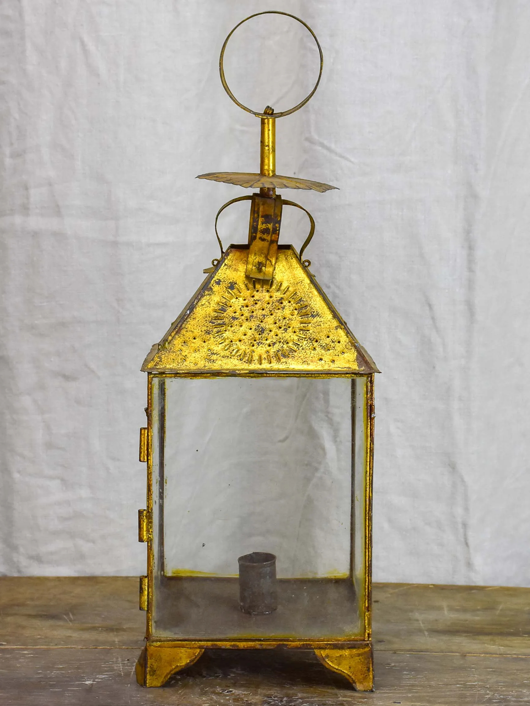 Antique Spanish candle lantern