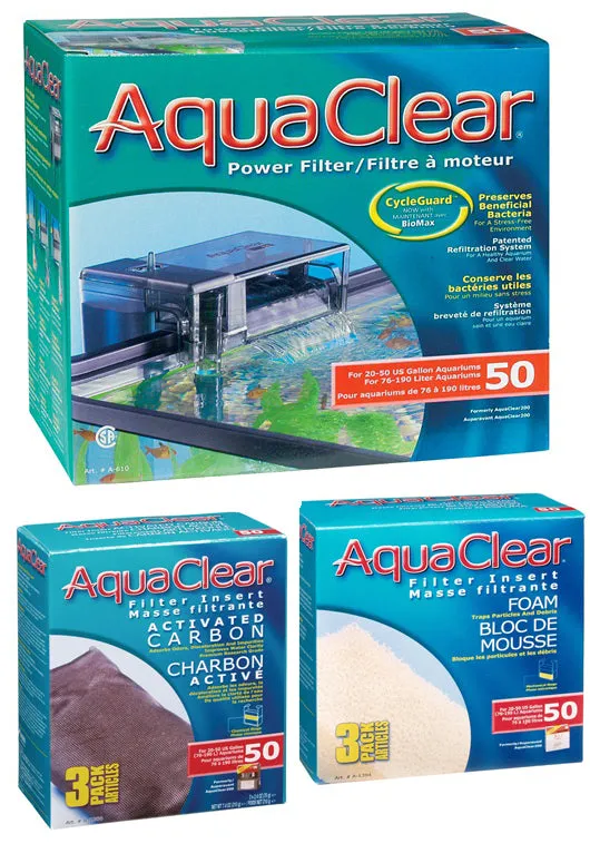 Aquaclear 50 Power Filter Kit