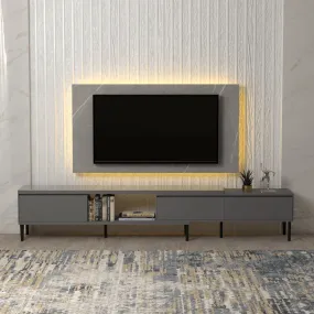 Aslan III Sintered Stone Extendable Tv Console