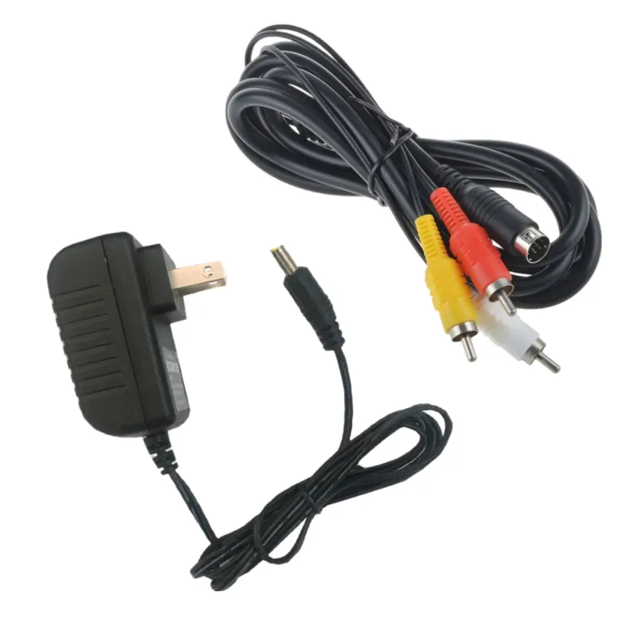 A/V & Power Cord Bundle For Sega Genesis 2