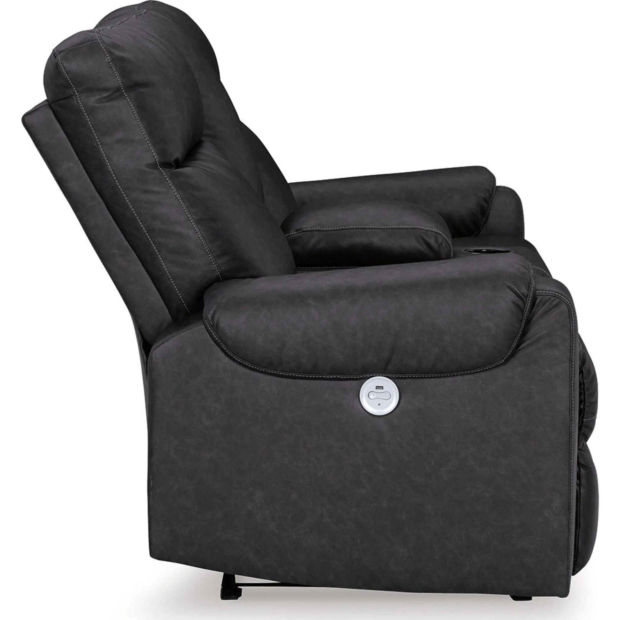 Axtellton Power Reclining Loveseat with Console - Carbon