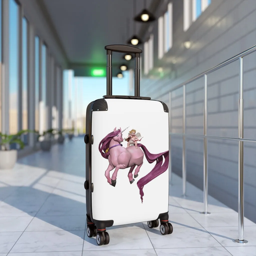 Baby Cupid and Horse Cabin Suitcase