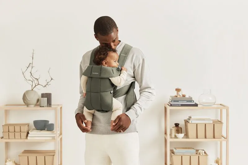 Babybjörn baby carrier mini | Woven dark green