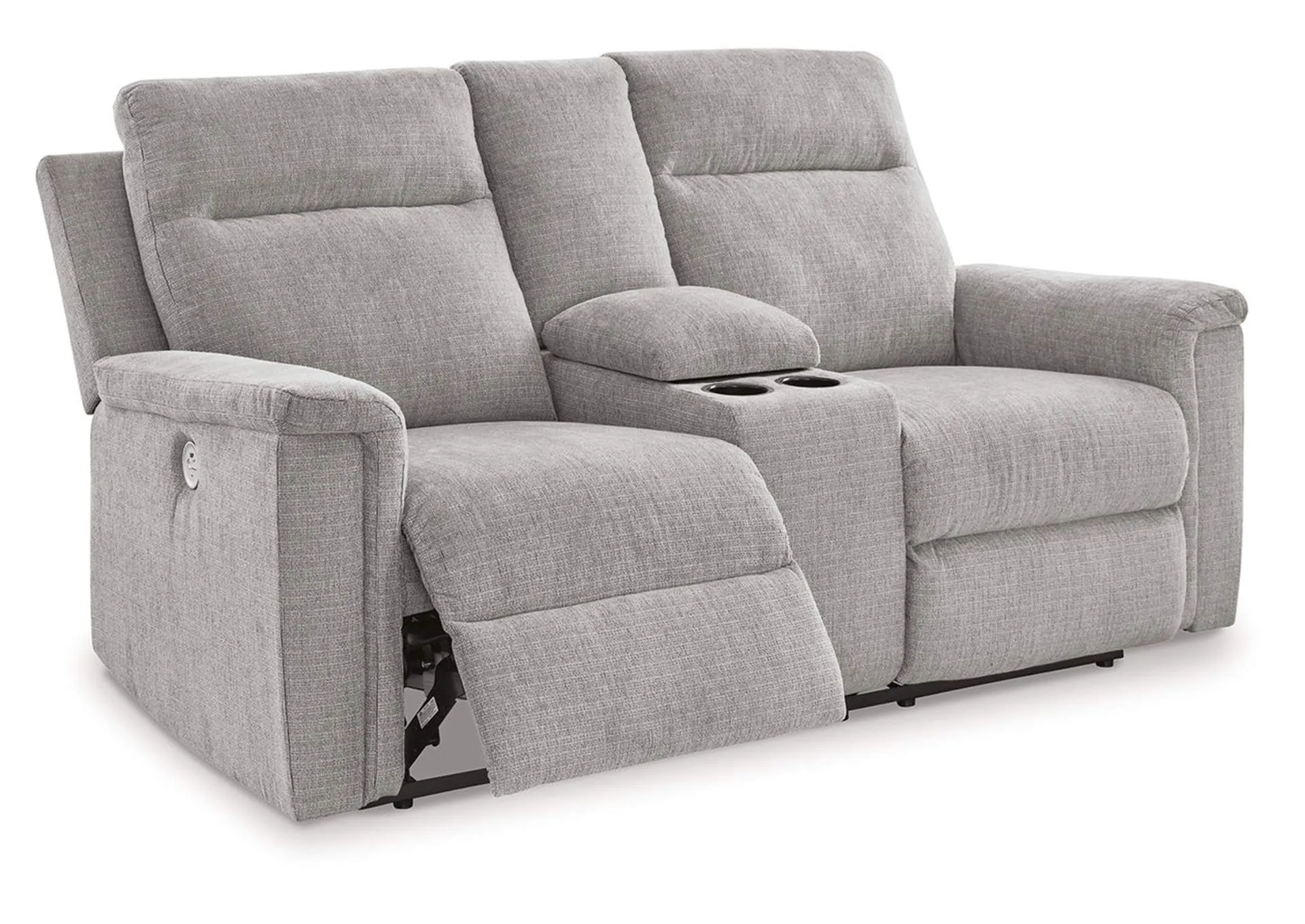 Barnsana Power Reclining Loveseat With Console