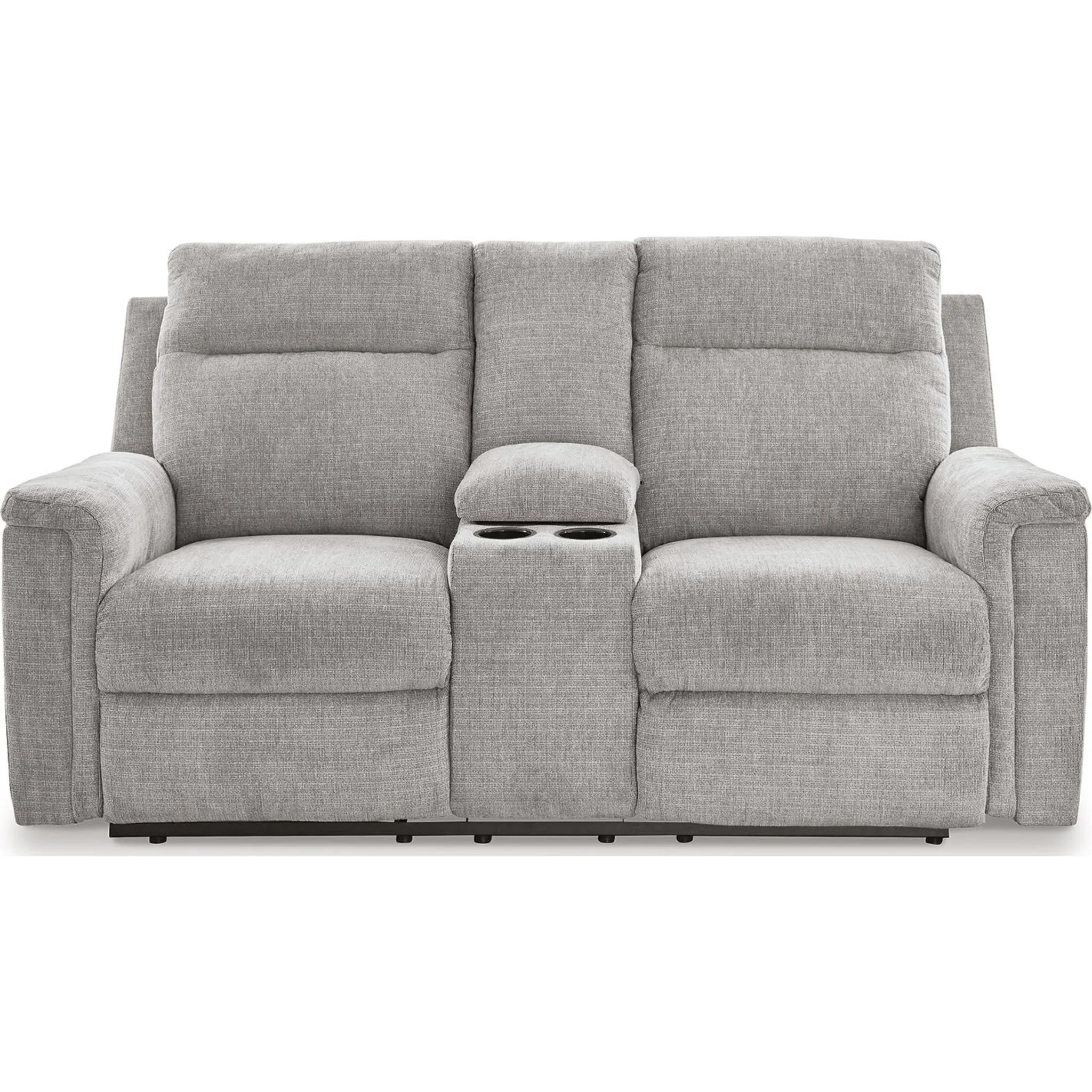 Barnsana Power Reclining Loveseat with Console