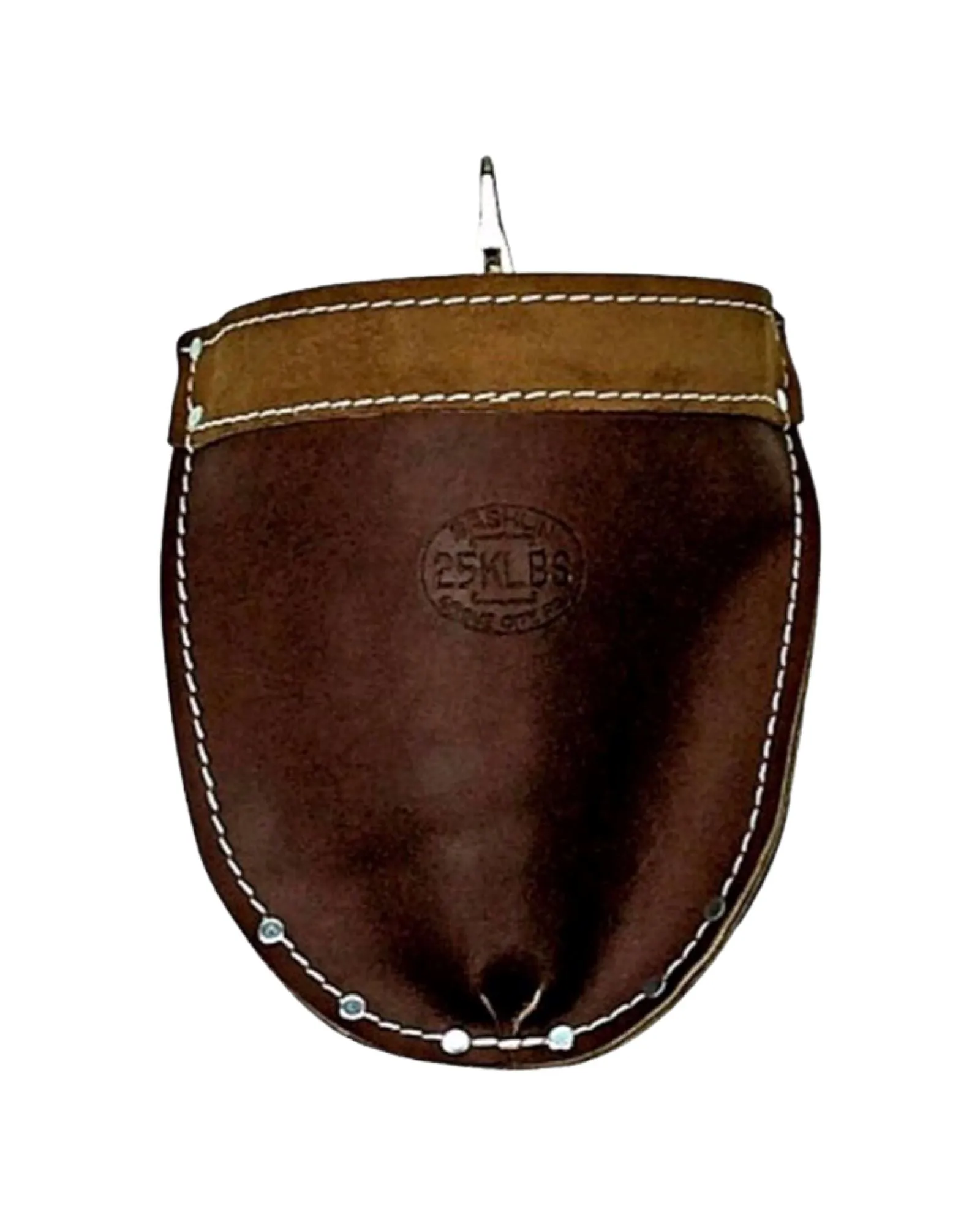 Bashlin Durable Leather Bolt and Nut Bag - 25KLBS