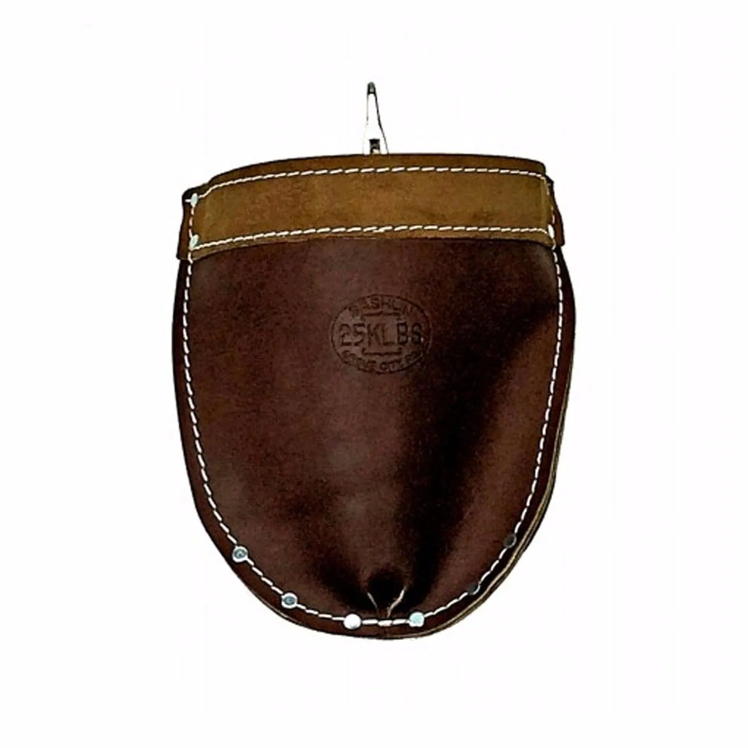 Bashlin Durable Leather Bolt and Nut Bag - 25KLBS