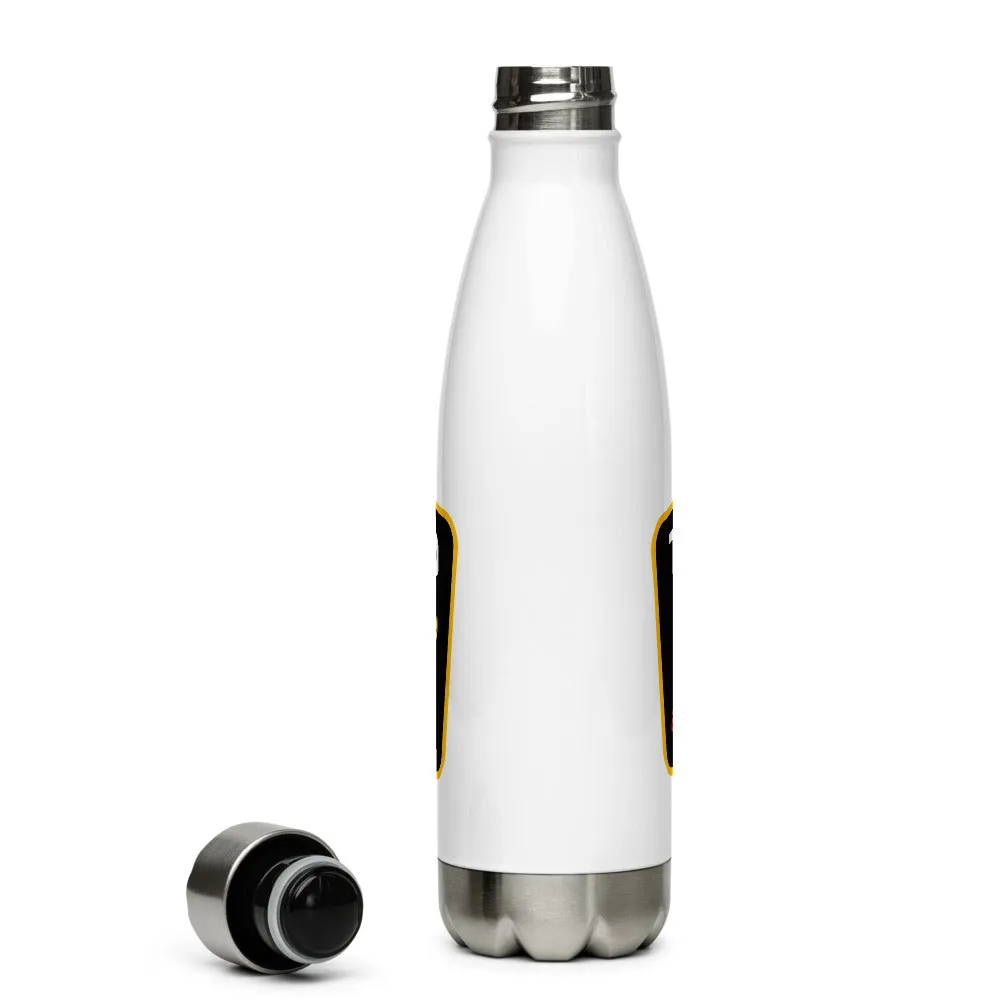 Bison Stampede Black Stainless Steel Water Bottle