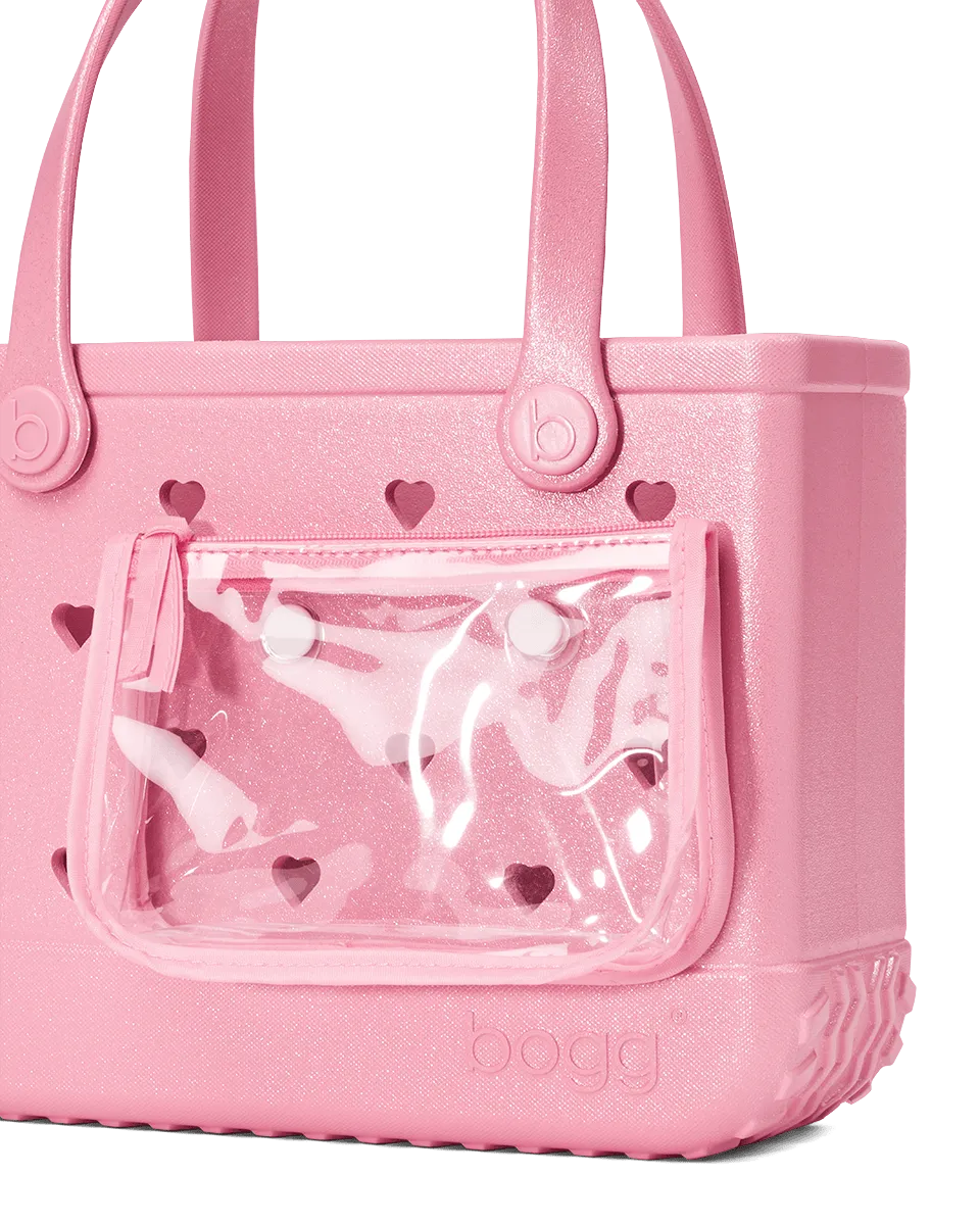 Bitty Bogg® Bag - Heart Shimmer BUBBLEGUM