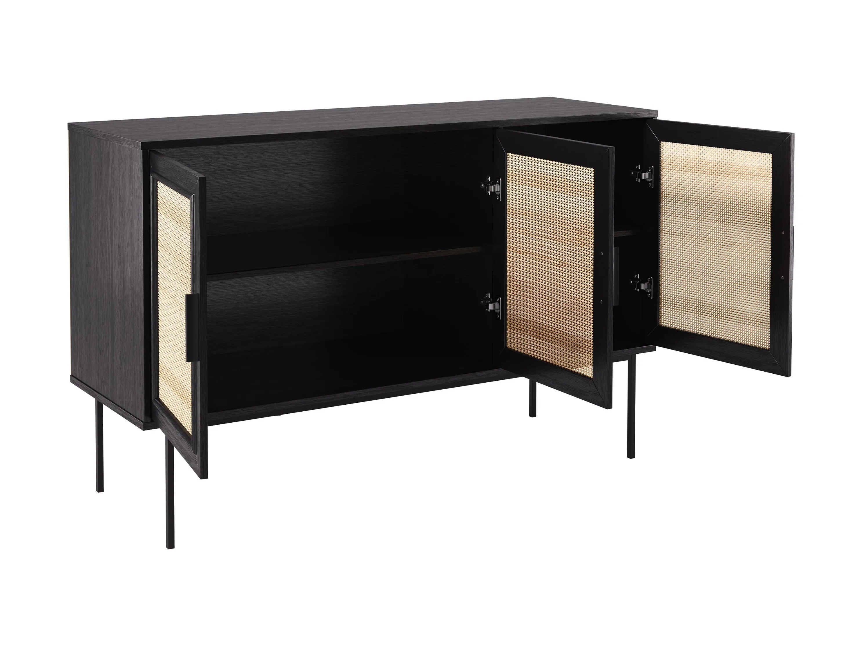 Black Wood Sideboard Buffet