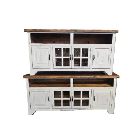 BONANZA TV CONSOLE WHITE