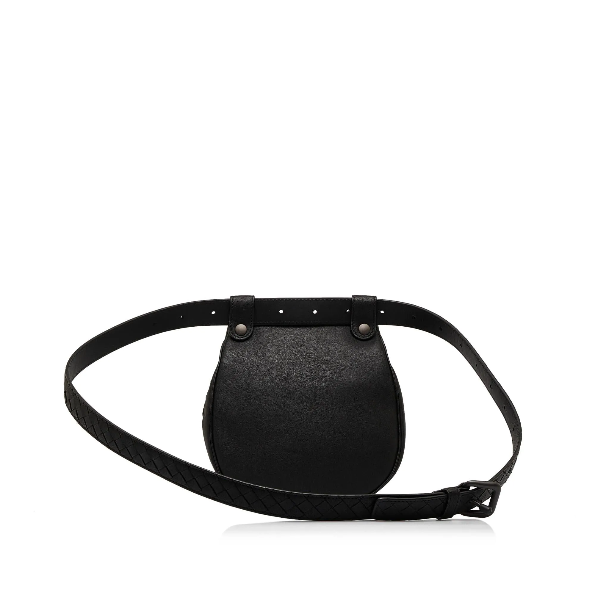 Bottega Veneta Intrecciato Flap Belt Bag (SHG-kTLVHx)