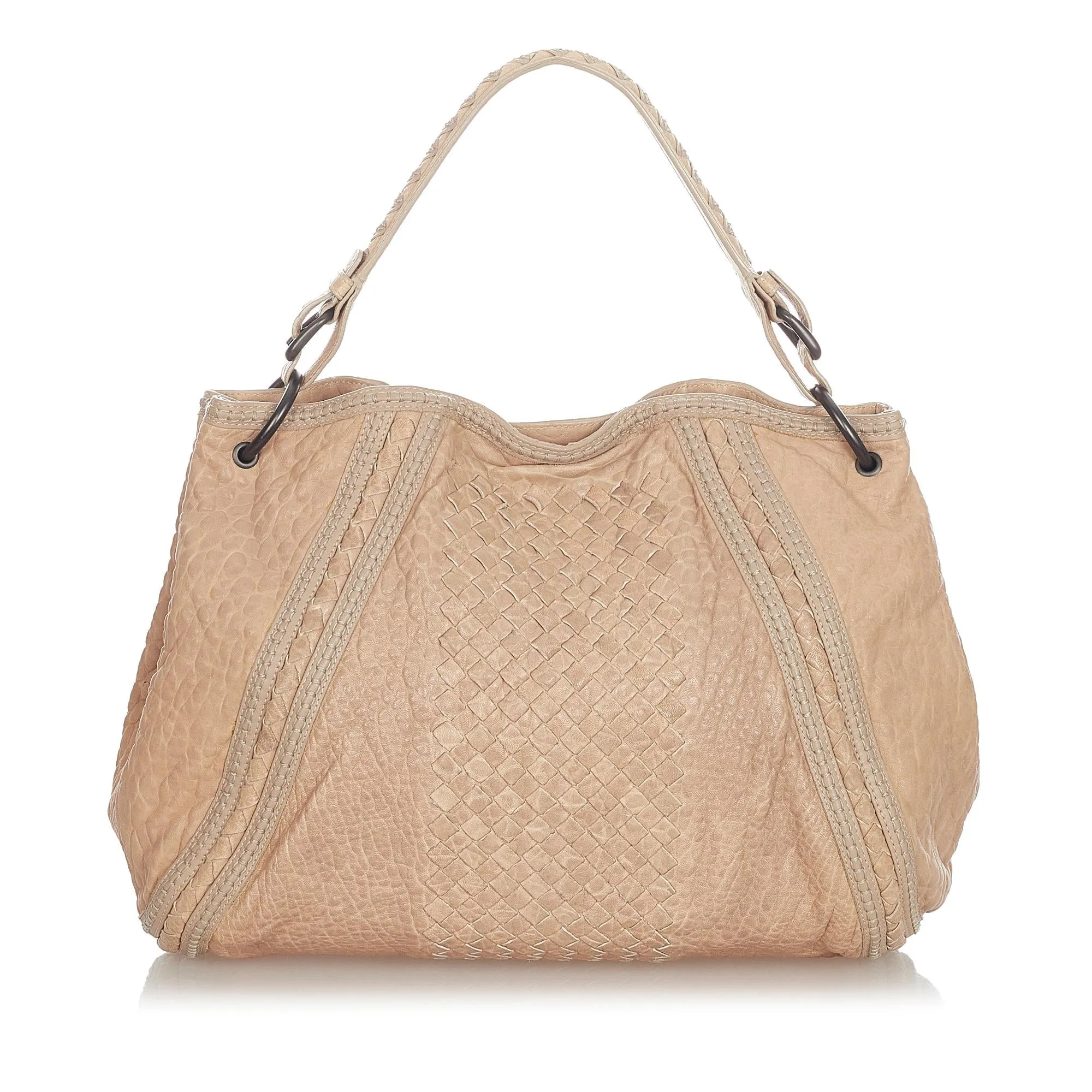 Bottega Veneta Intrecciato Leather Handbag (SHG-23366)