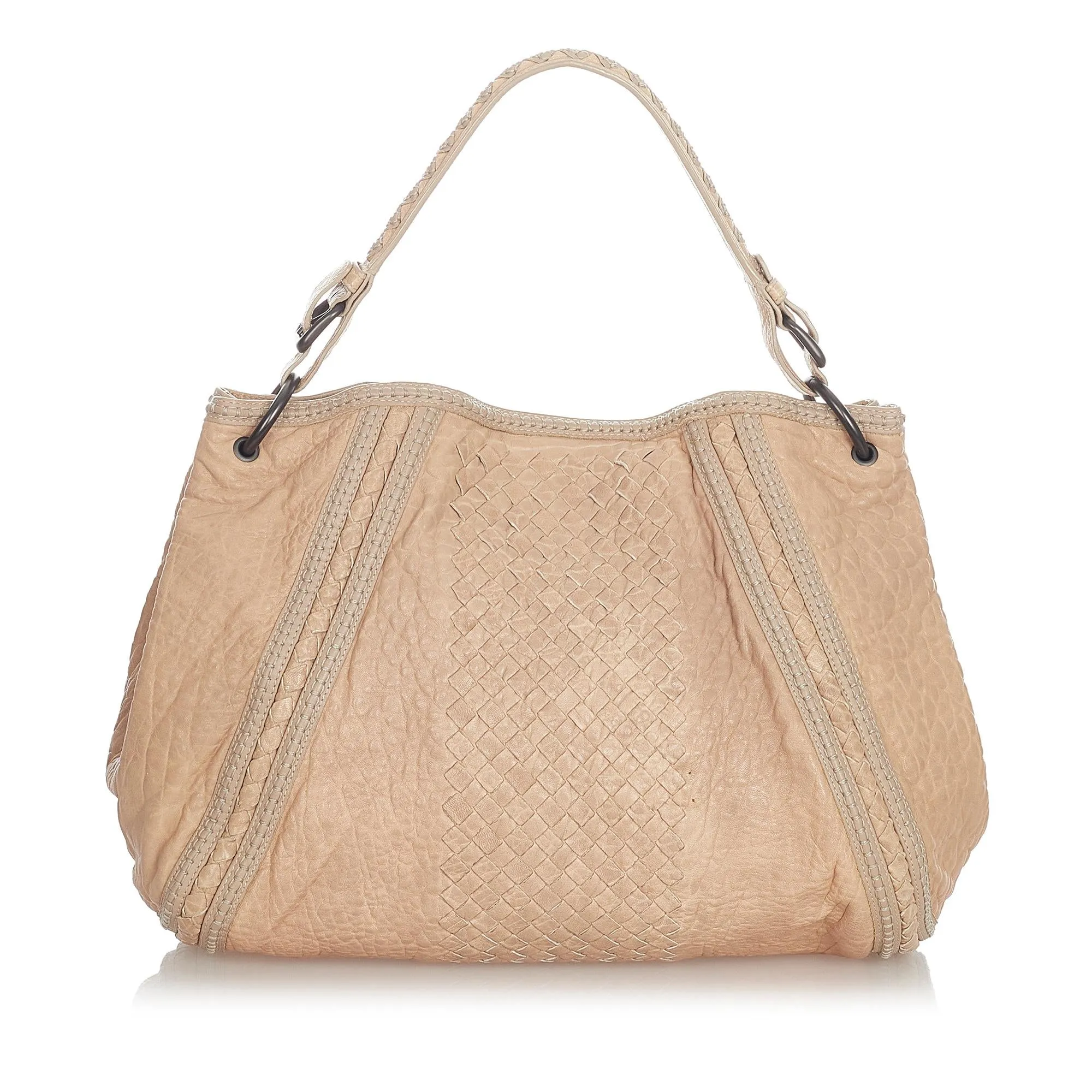 Bottega Veneta Intrecciato Leather Handbag (SHG-23366)