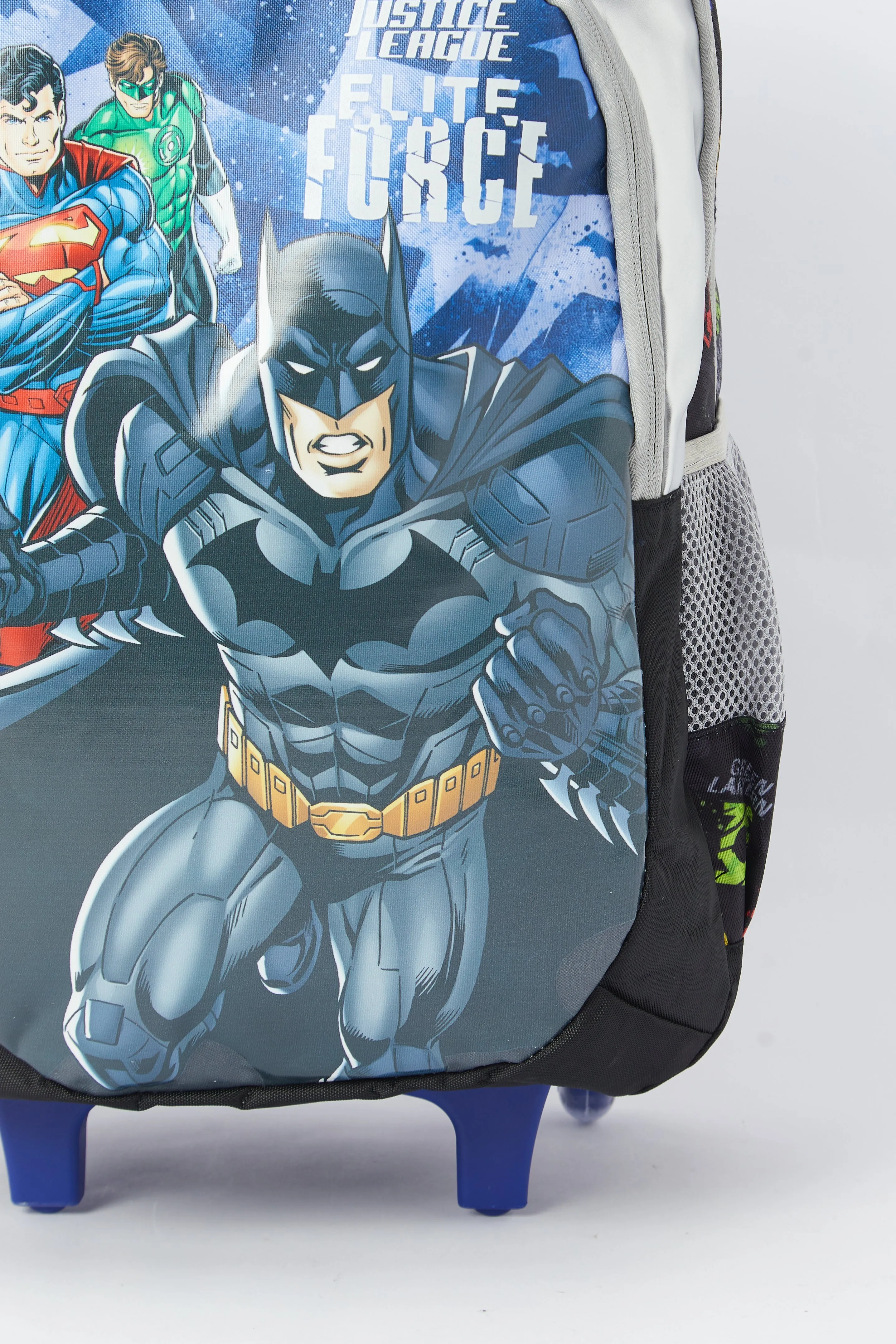 Boys Black And Silver Justice League Elite Force 18" Trolley Bag