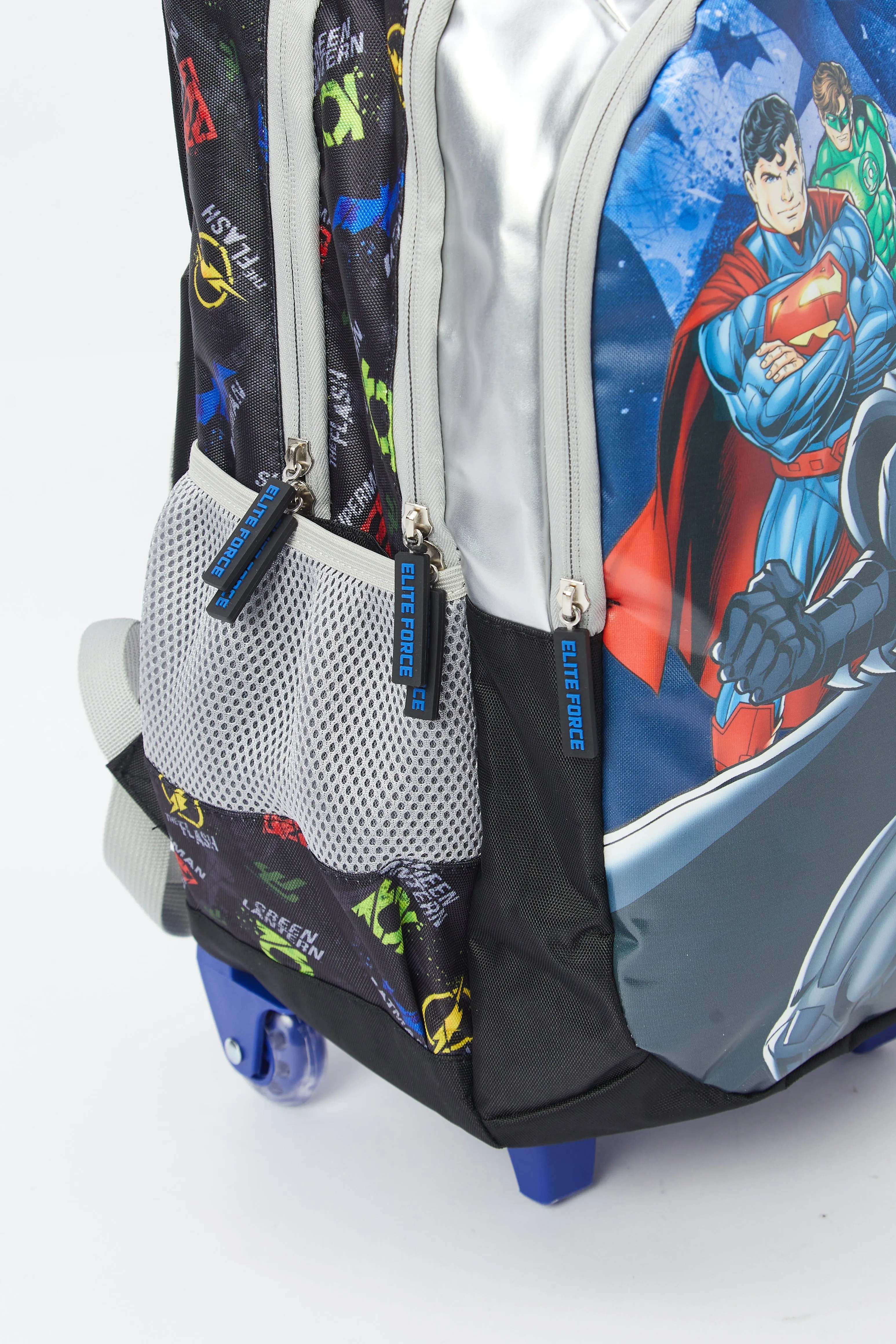 Boys Black And Silver Justice League Elite Force 18" Trolley Bag