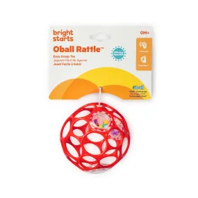 BRIGHT STARTS OBALL RATTLE BALL ASSORTED STYLES