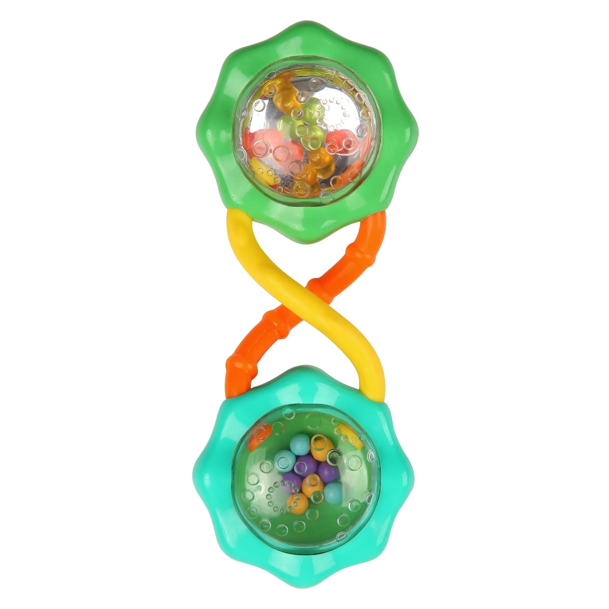 Bright Starts Rattle & Shake Barbell Toy - Green