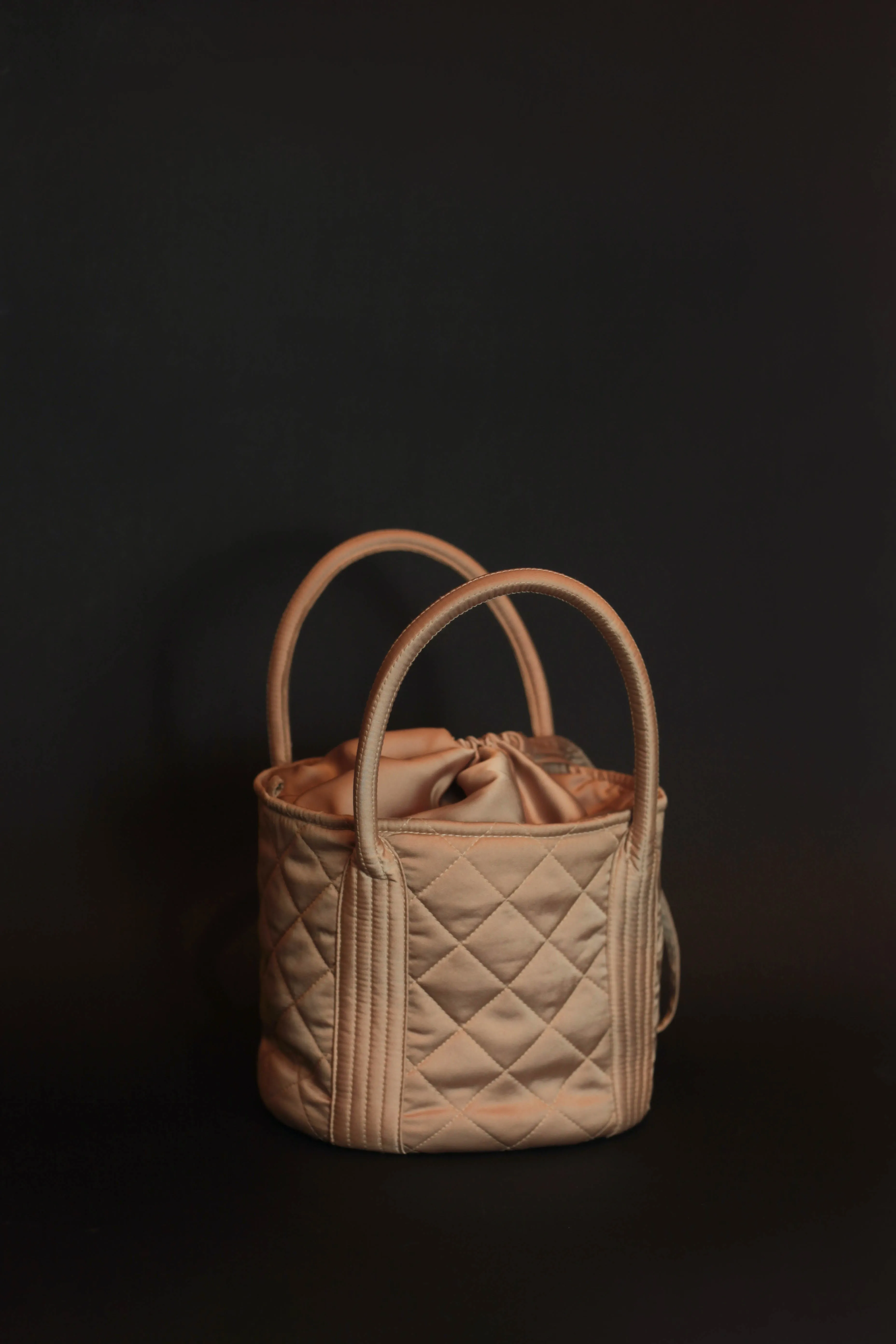 Bucket Cabas silk bag