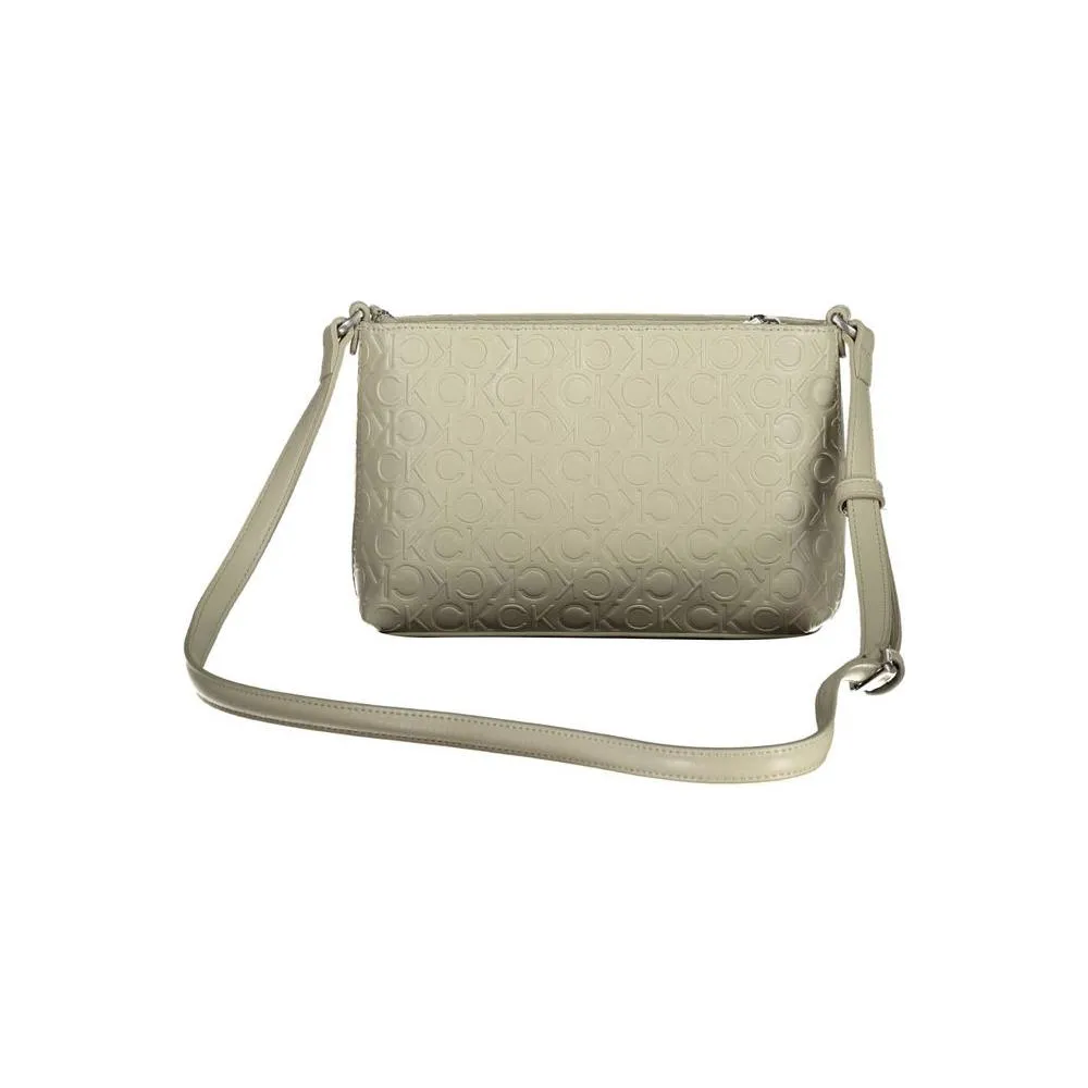 Calvin Klein Beige Polyester Handbag