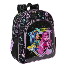 Child bag Monster High Black 32 X 38 X 12 cm