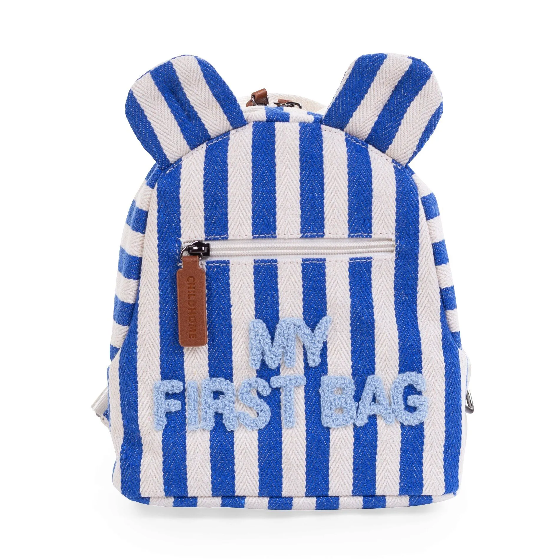 Childhome Rugzakje Kids My First Bag | Stripes Electric Blue / Light Blue